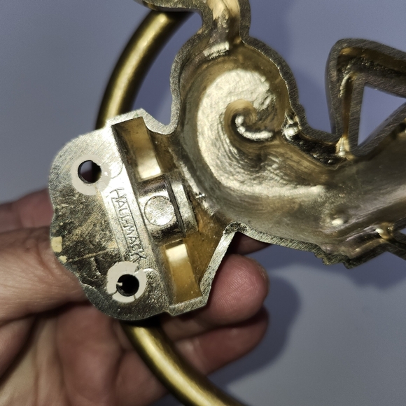 Vintage HALL-MACK MERMAID TOWEL RINGS WALL HOLDER Hollywood Regency - Picture 6 of 8